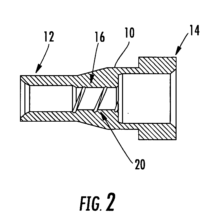 Ferrule holder and associated fiber optic connector having anti-withdrawal and anti-rotation features