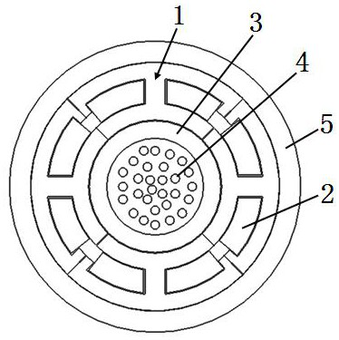 Central beam tube type optical cable and central beam tube type ribbon optical cable