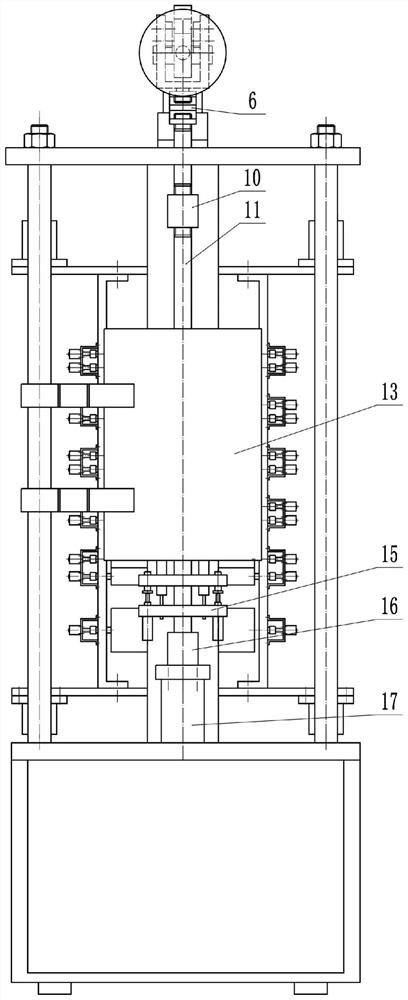 A mechanical high-temperature creep testing machine capable of automatic and precise loading