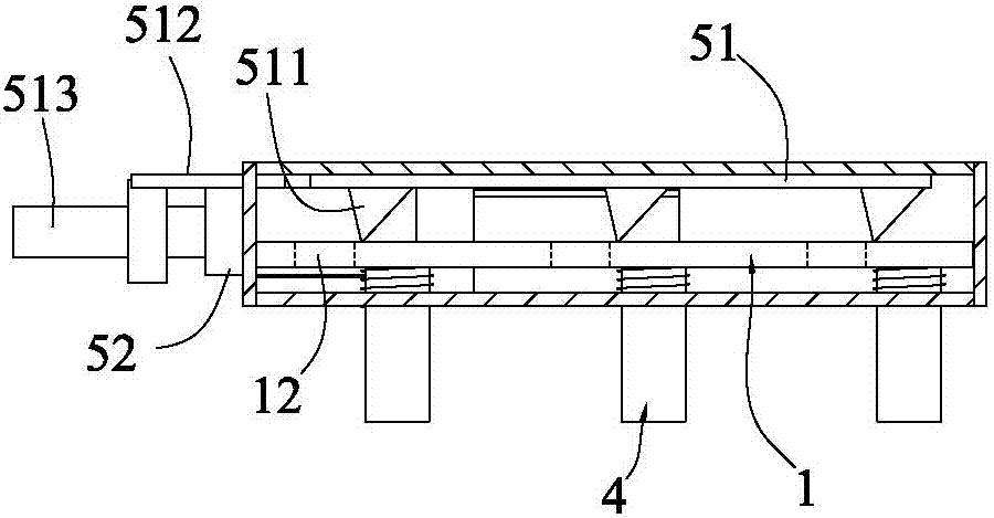 Telescopic snowshoe anti-skid device