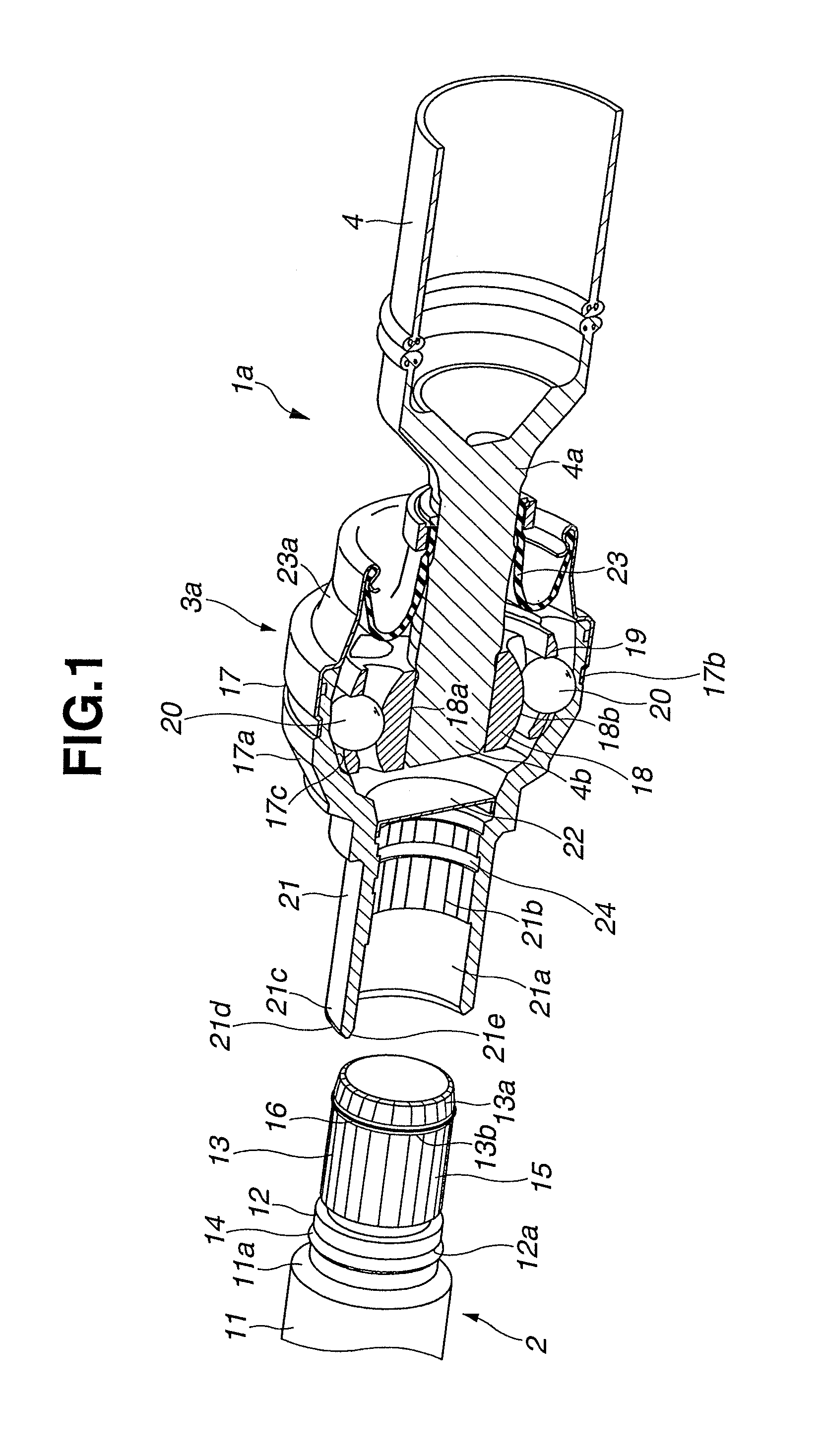 Propeller shaft and constant velocity universal joint used therein