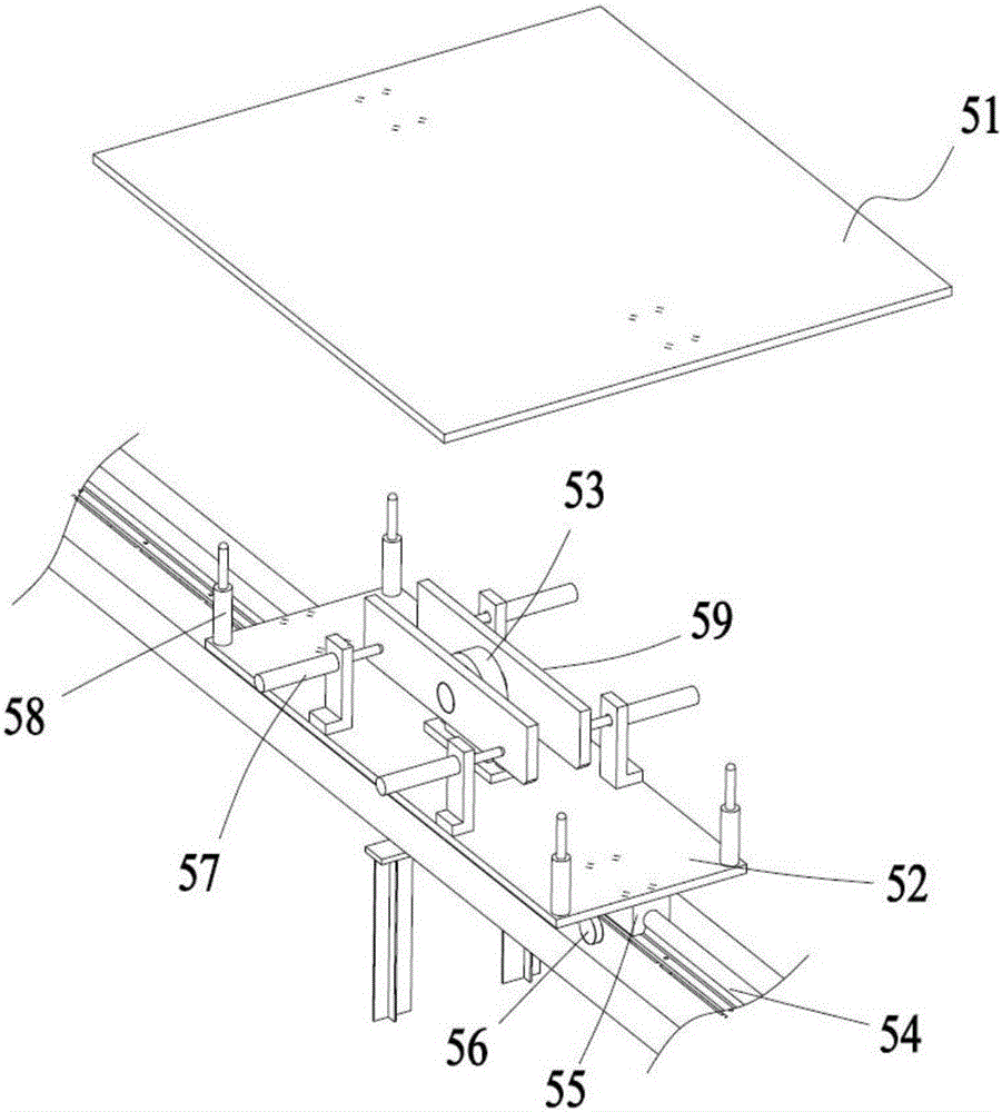 Support-type traveling device and overall rotating method thereof