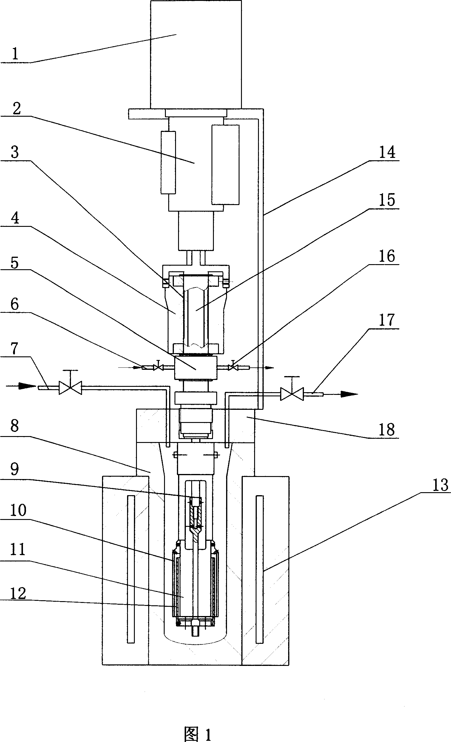 Method and device for detecting high temperature high pressure oil coal slurry rheological characteristic