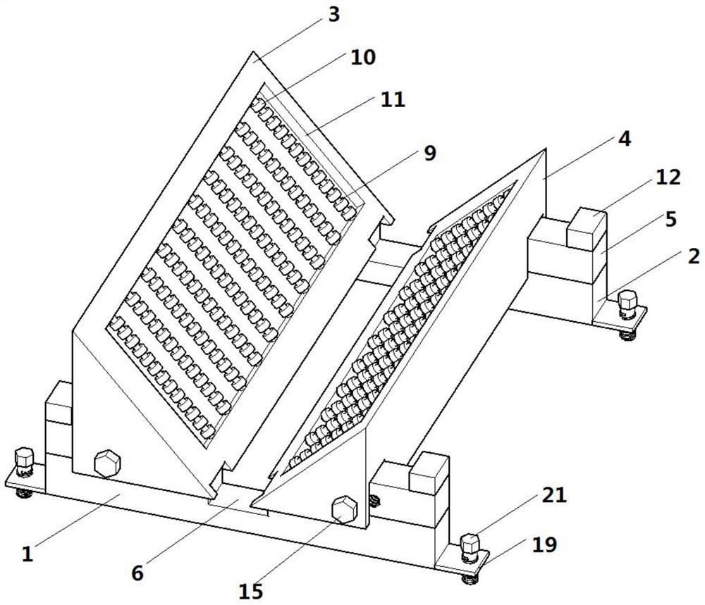 A chamfering jig and installation structure for a surface grinder