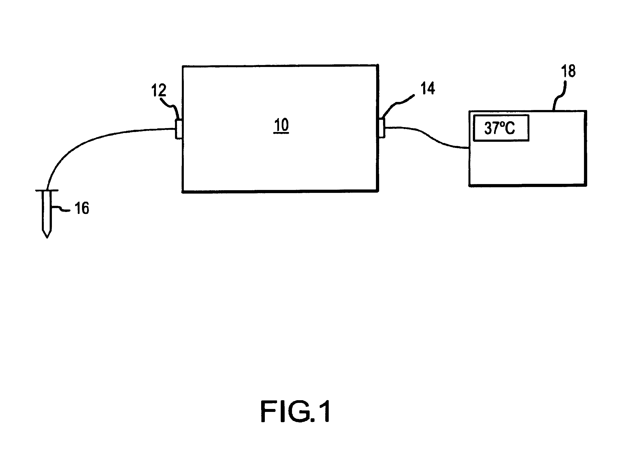 Patient temperature repeating system and method