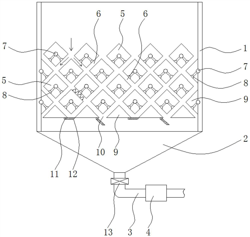 A high-efficiency sedimentation tank