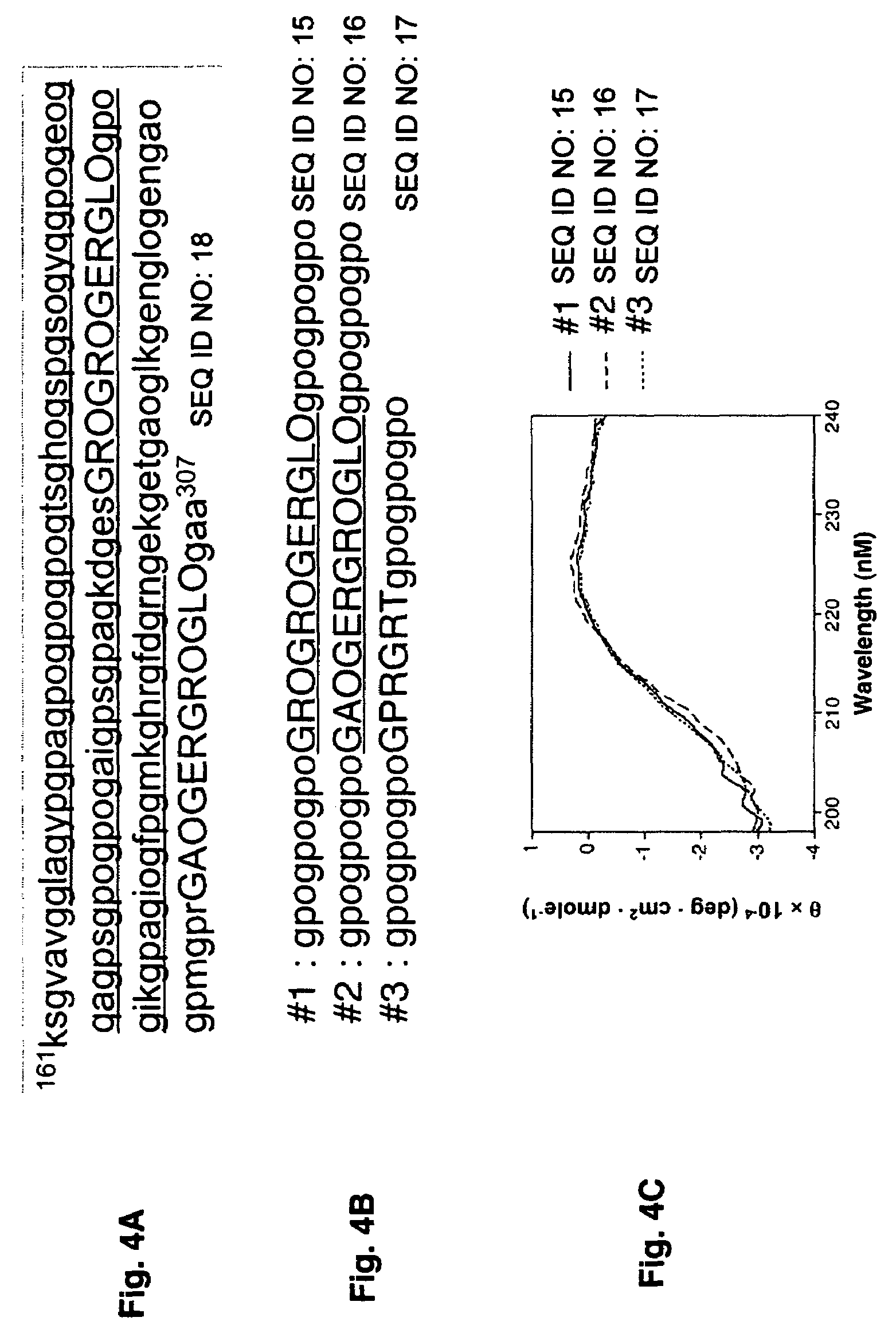 Specific binding sites in collagen for integrins and use thereof