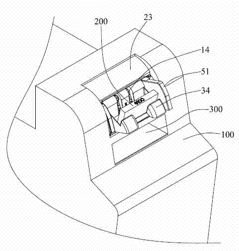 Bank note discharging equipment