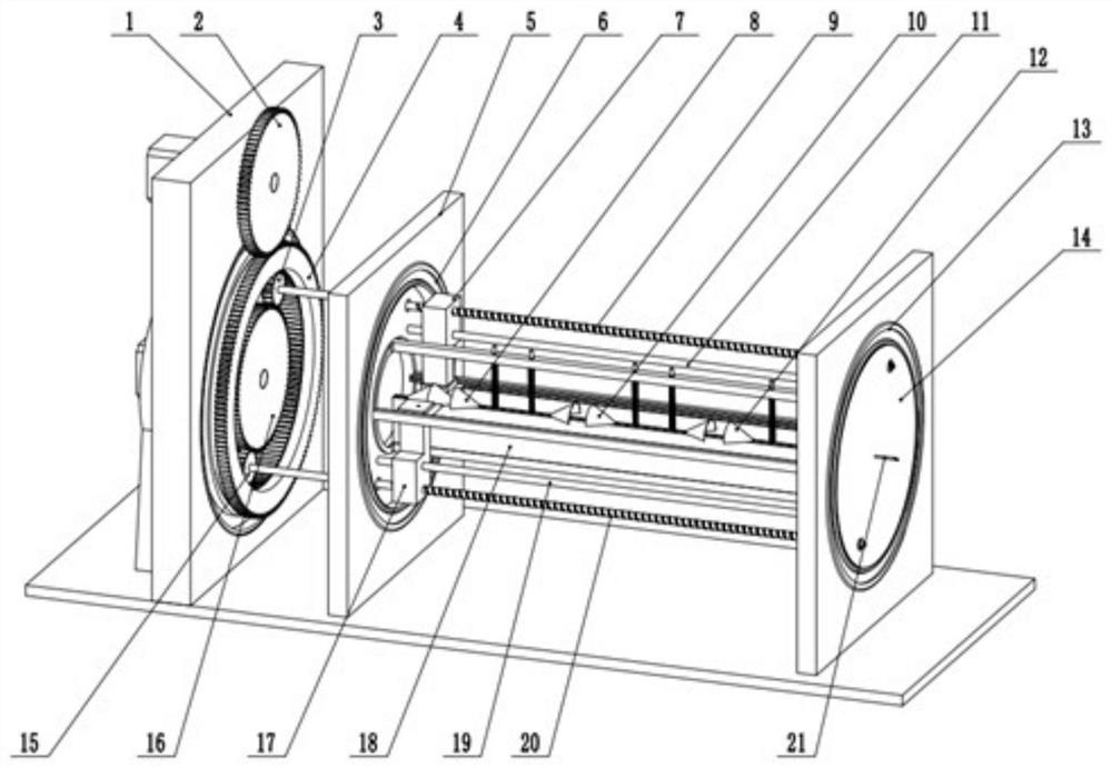 Split-supported flexible needle puncture mechanism