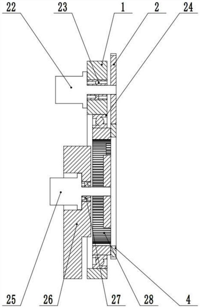 Split-supported flexible needle puncture mechanism