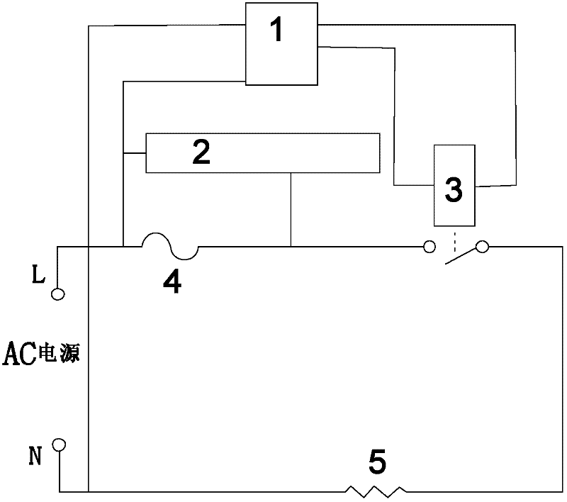 Dry heating protection control method for liquid electric heater
