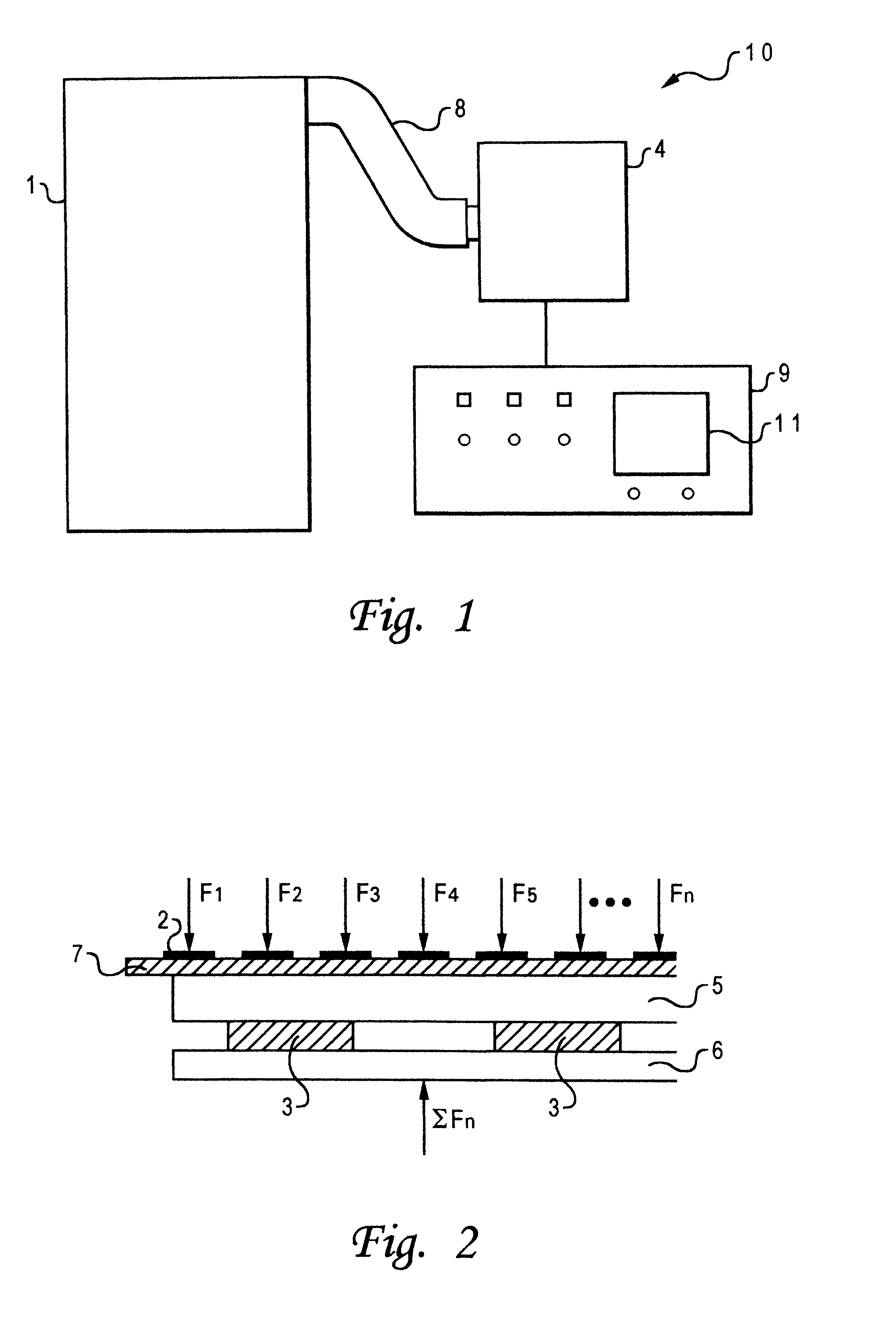 Apparatus and method for measuring the pressure distribution generated by a three-dimensional object