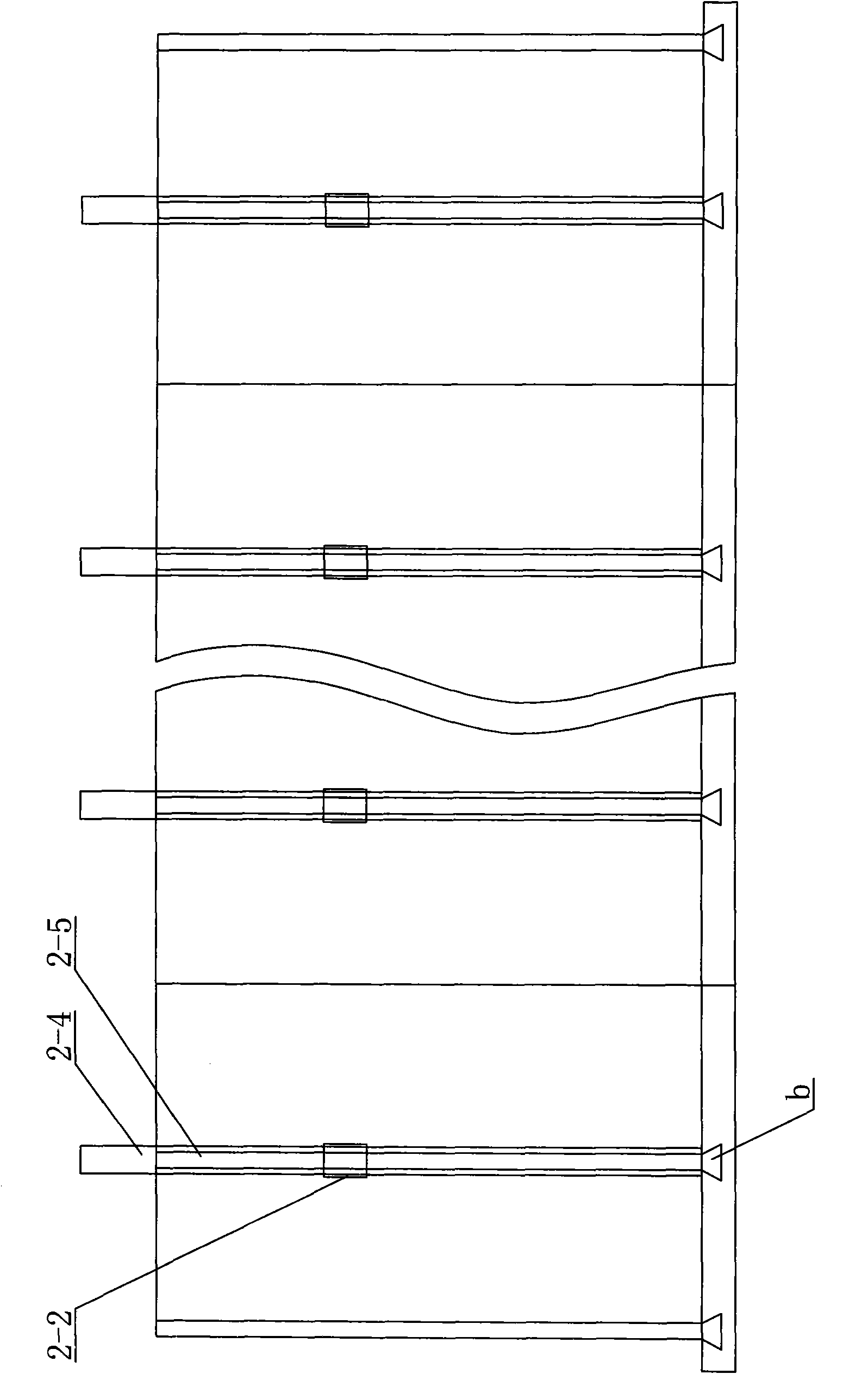 Steep slope protective soft frame and construction method thereof