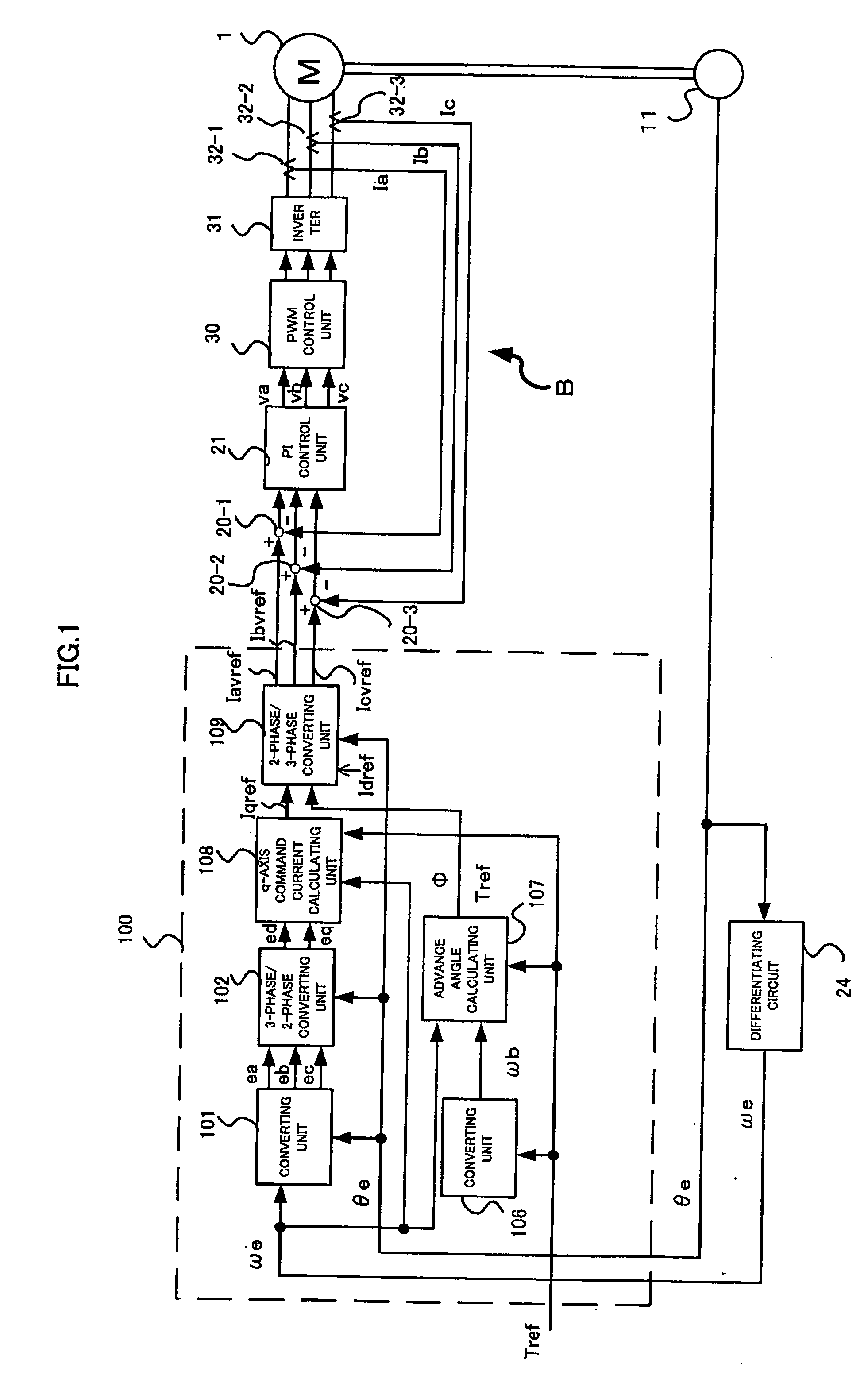 Motor and drive control device therefor
