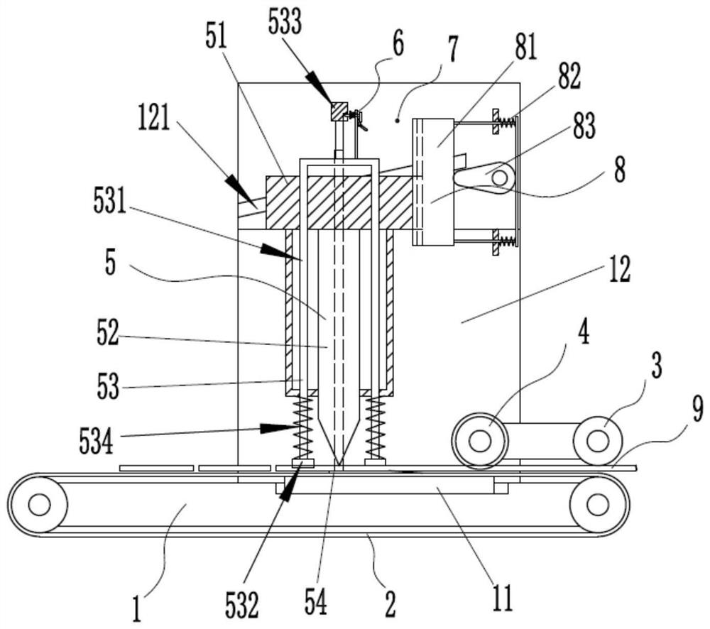 A sealing and cutting device for baby diaper machine