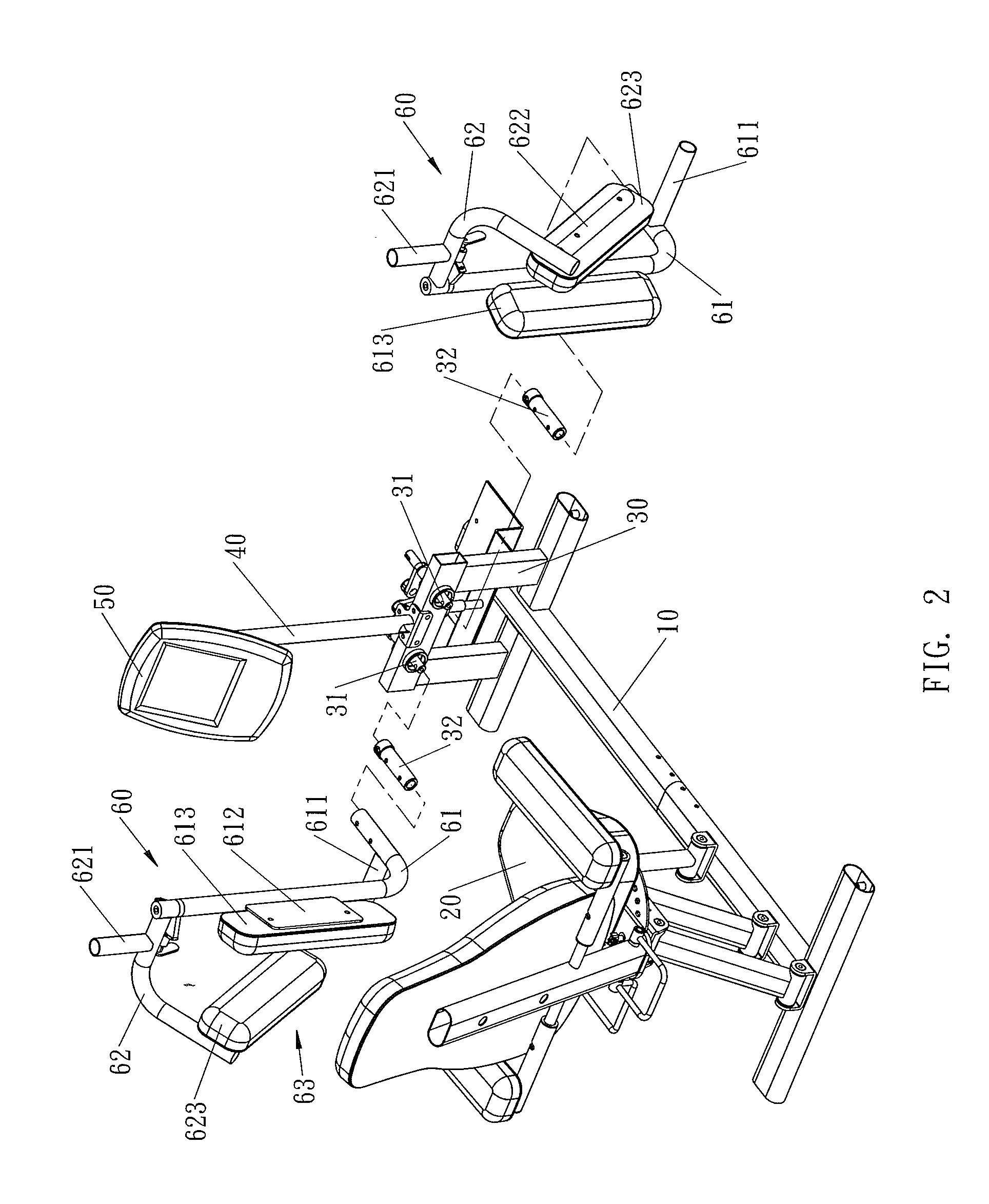 Rehabilitation Exercising Equipment that can Extend a User's Arms and Legs