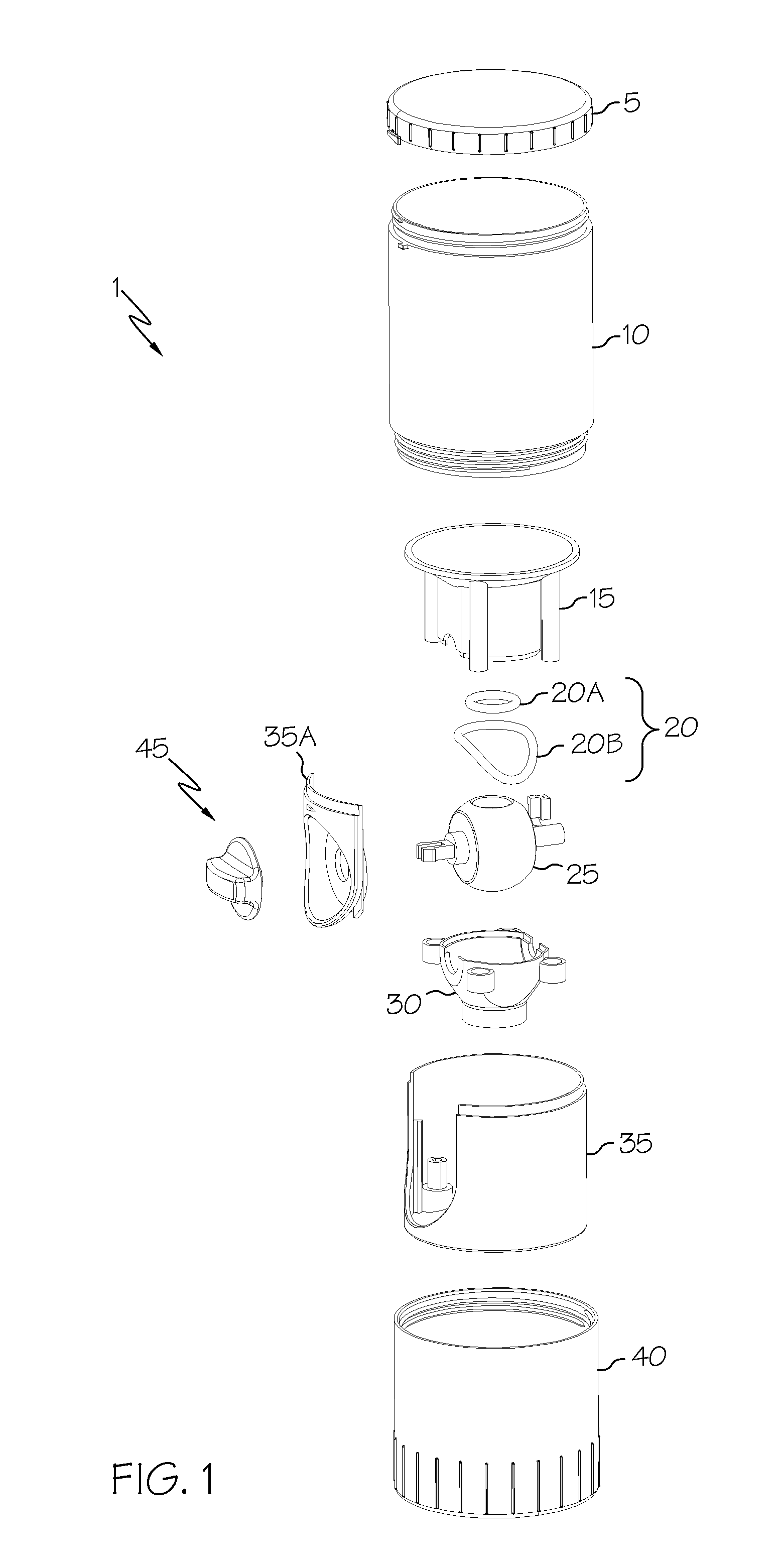 Sealed dispenser for metered fluent materials