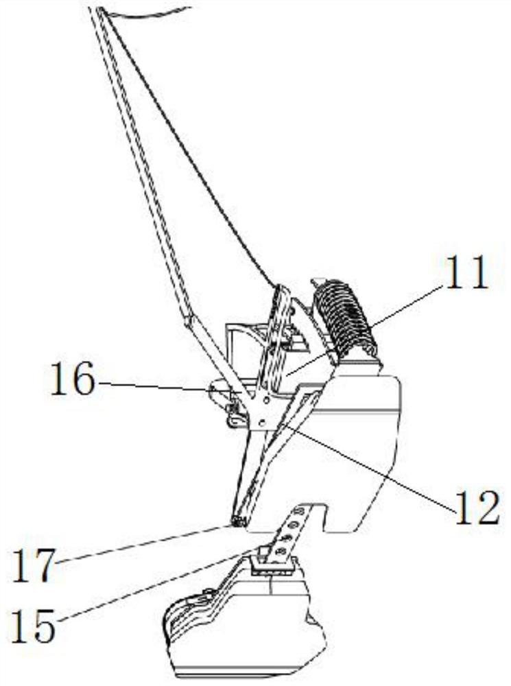 A power-assisted mechanical leg with a multi-stage energy lock mechanism