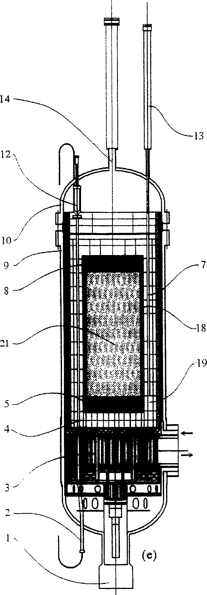 Regular bed modular high temperature gas cooled reactor and its fuel sphere disposal method