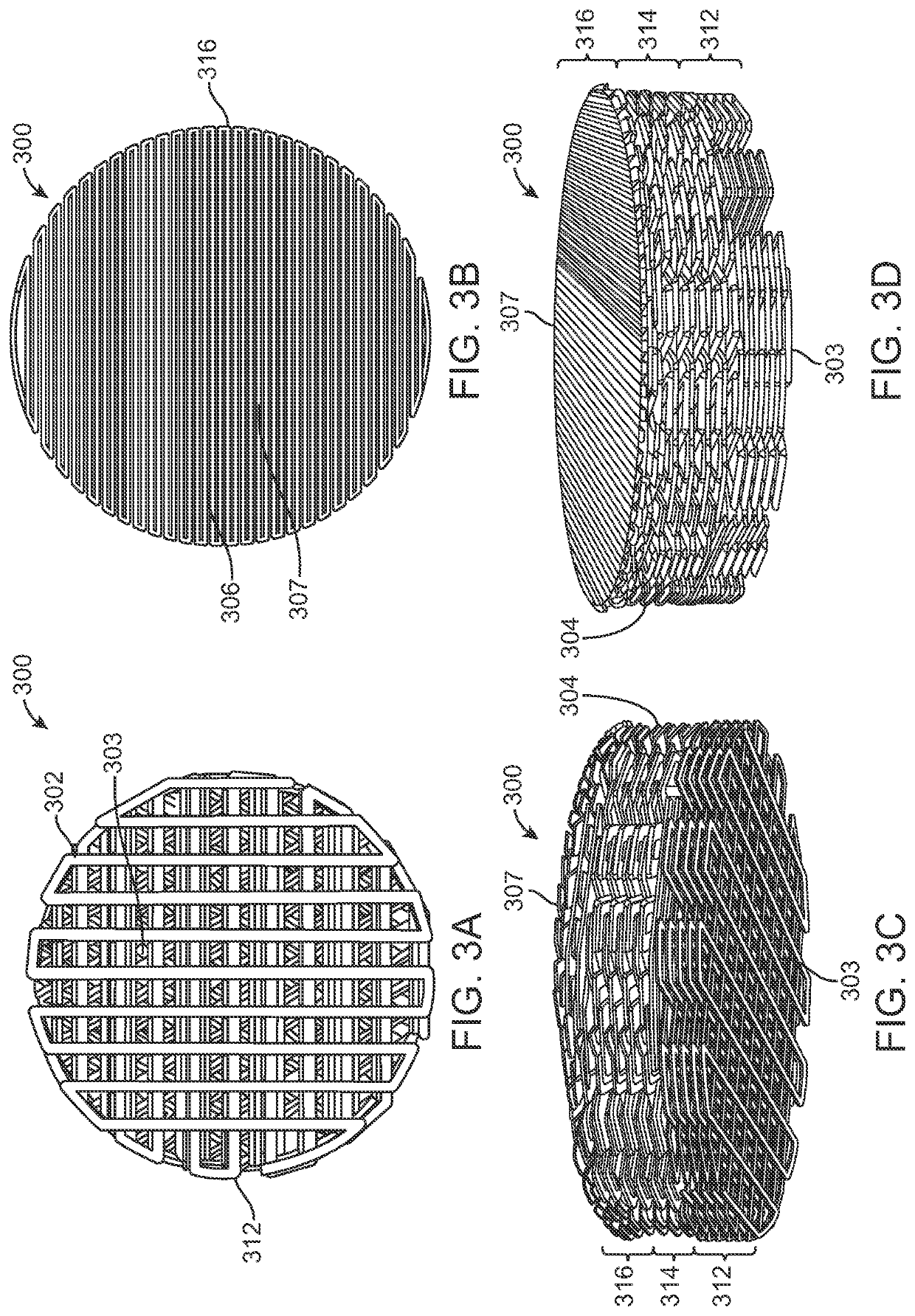 Implantable scaffolds and uses thereof