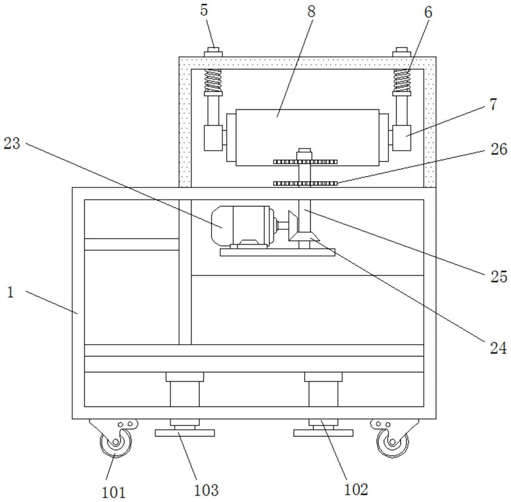 Feeding device convenient for multi-blade saw cutting