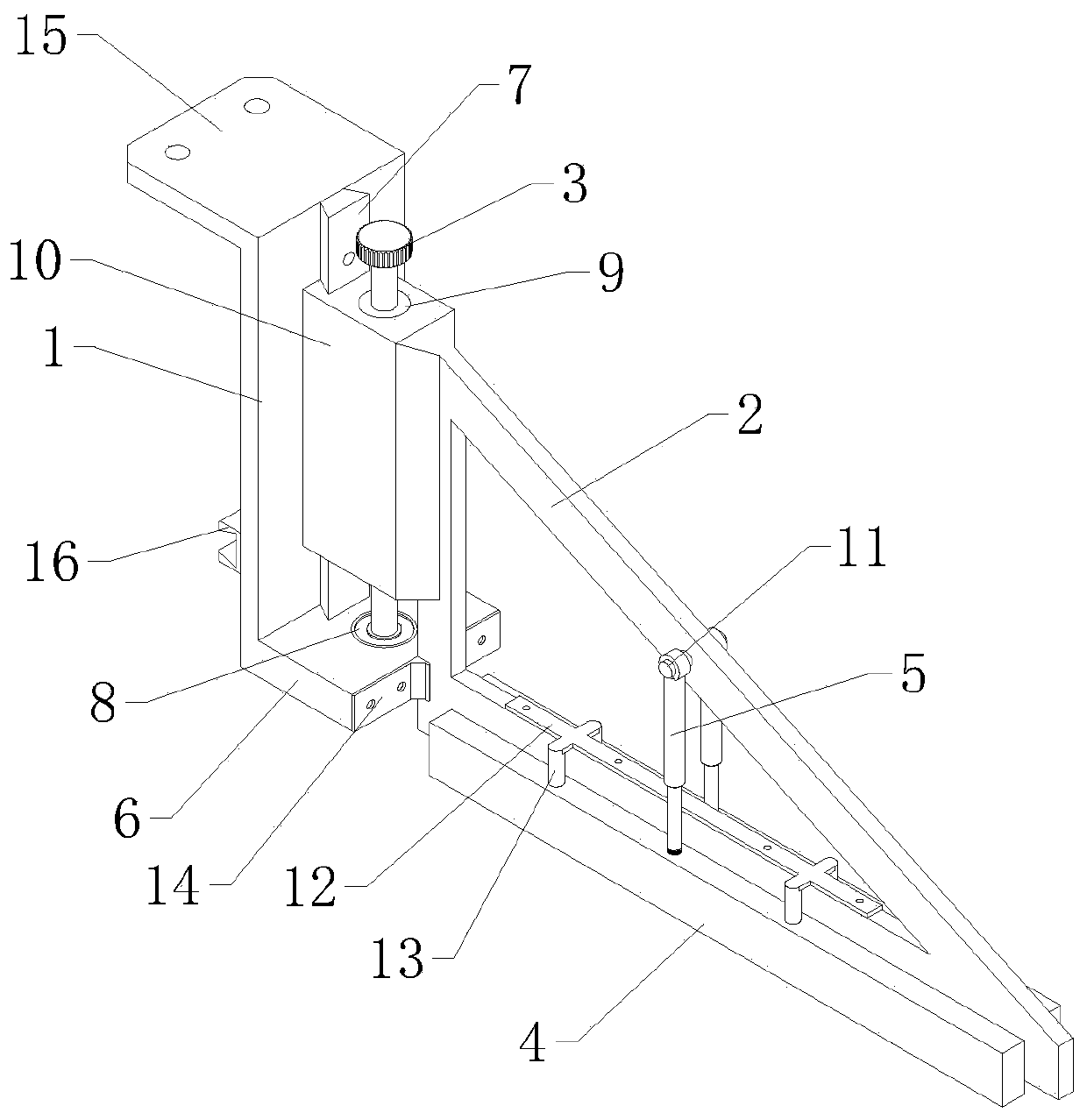 Adjustable powder laying mechanism for metal powder printer