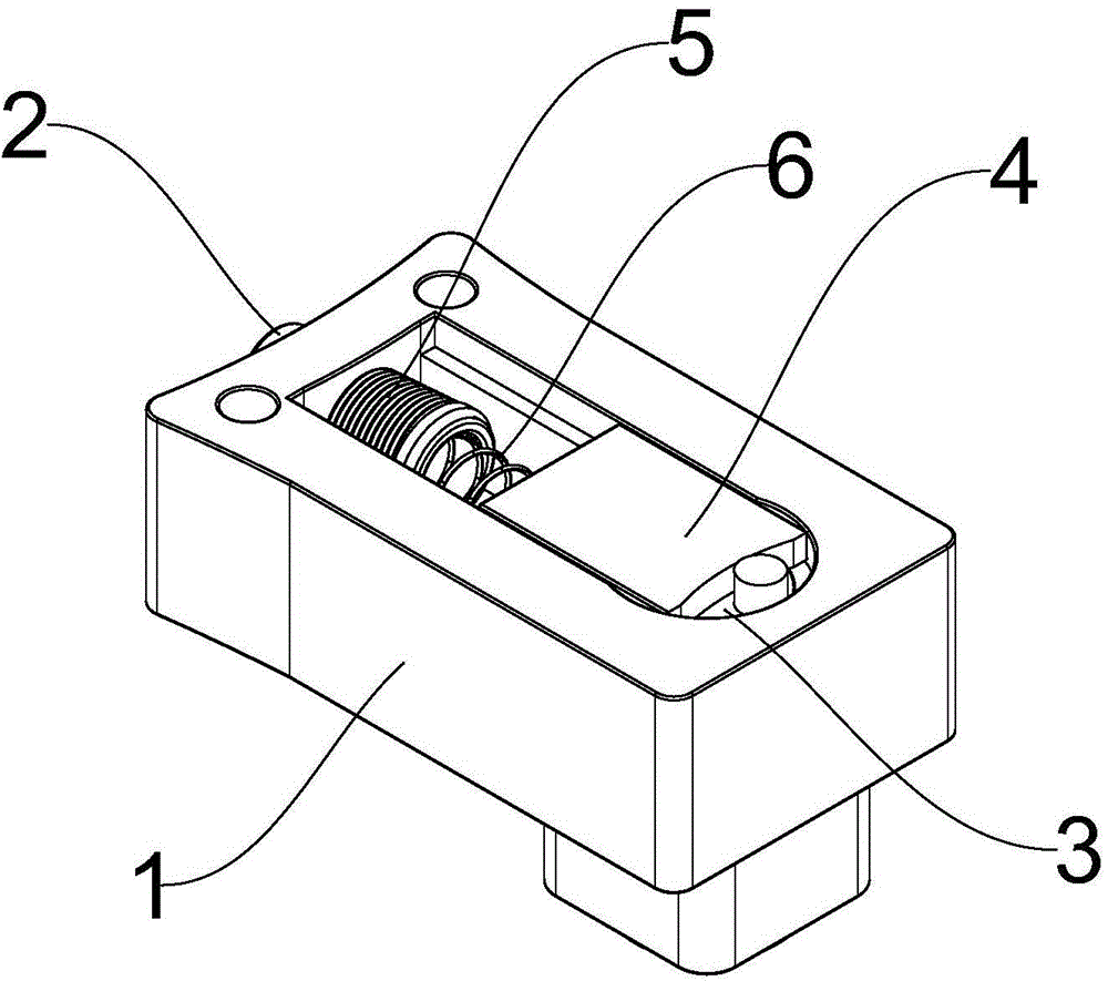 Lock with self-locking preventing structure