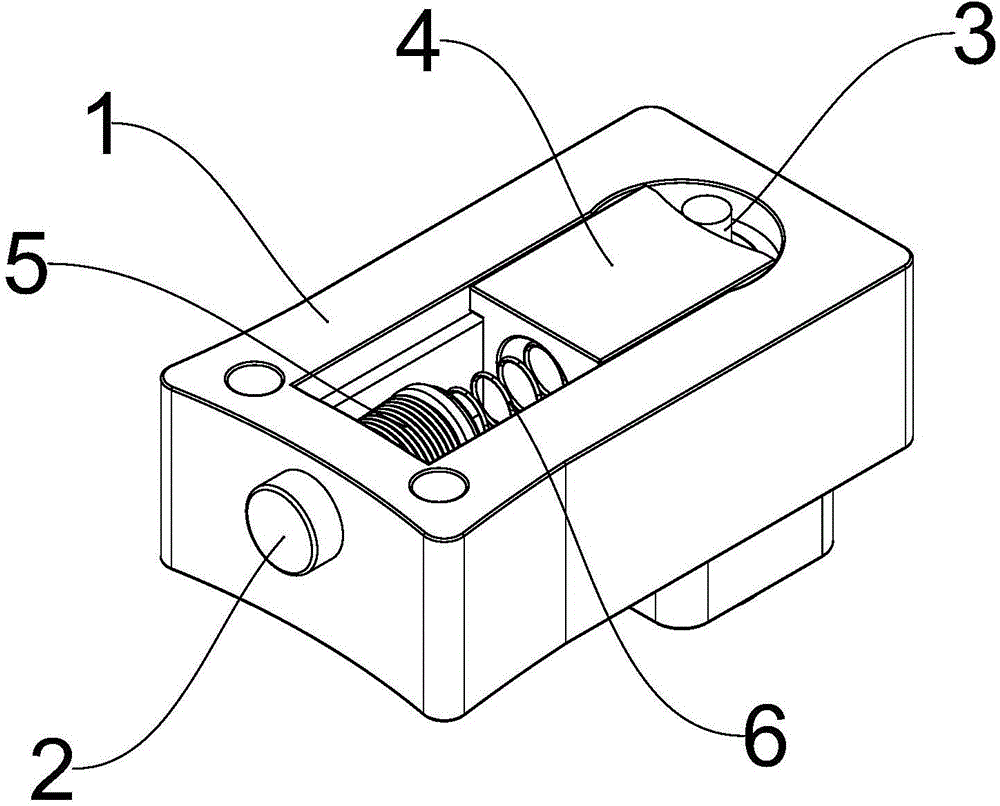 Lock with self-locking preventing structure