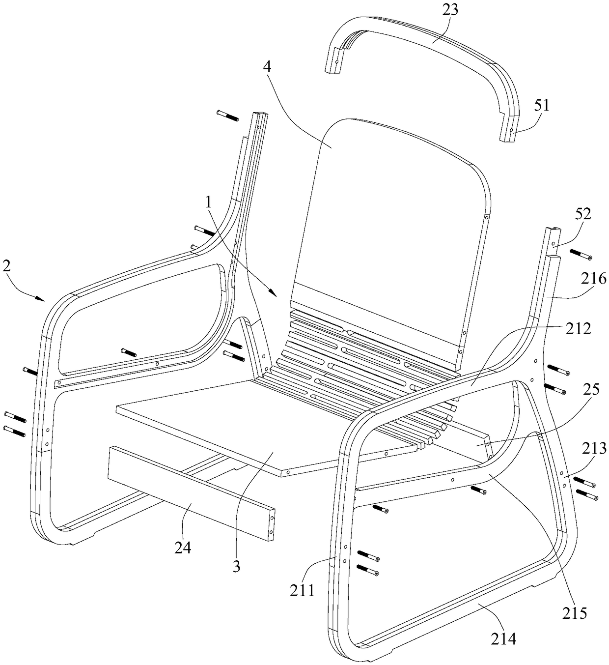 Furniture bending plate and chair adopting the same