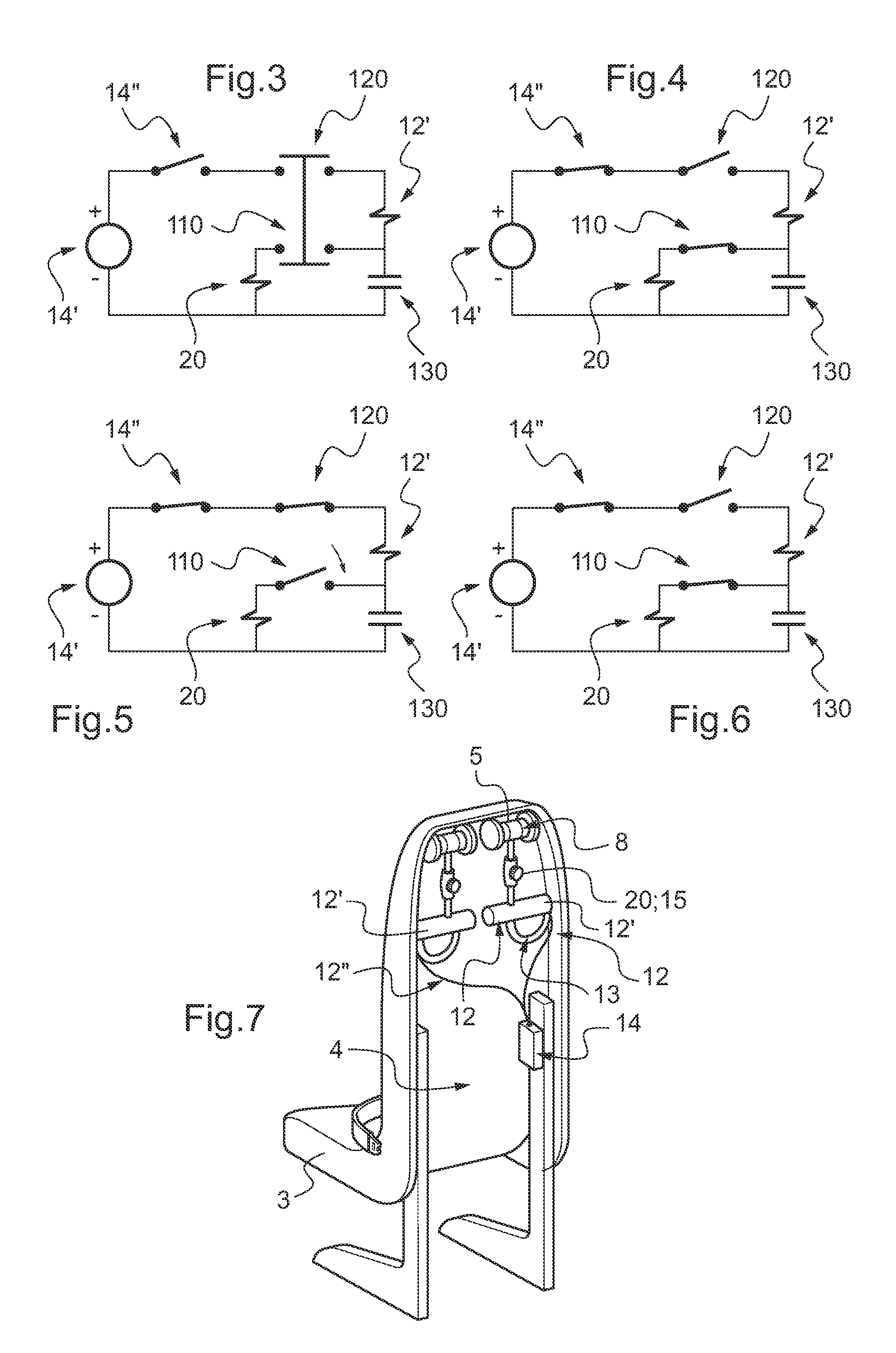 Protective device for protecting an occupant of a vehicle, a seat, and an associated vehicle