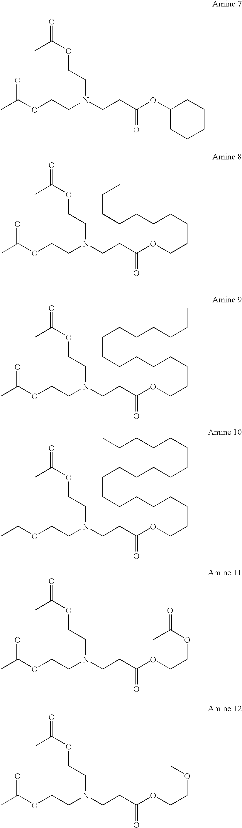 Tertiary amine compounds having an ester structure and processes for preparing same