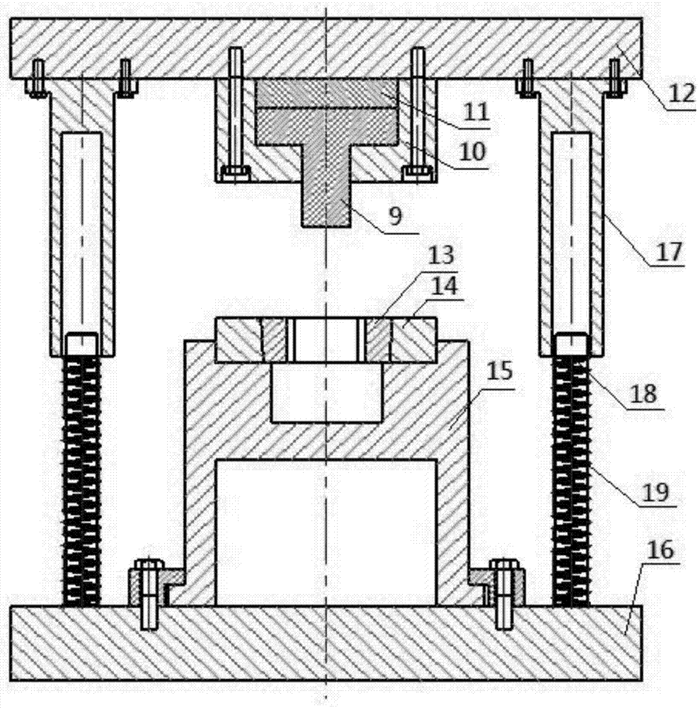 Idler machining method and combined mold for machining