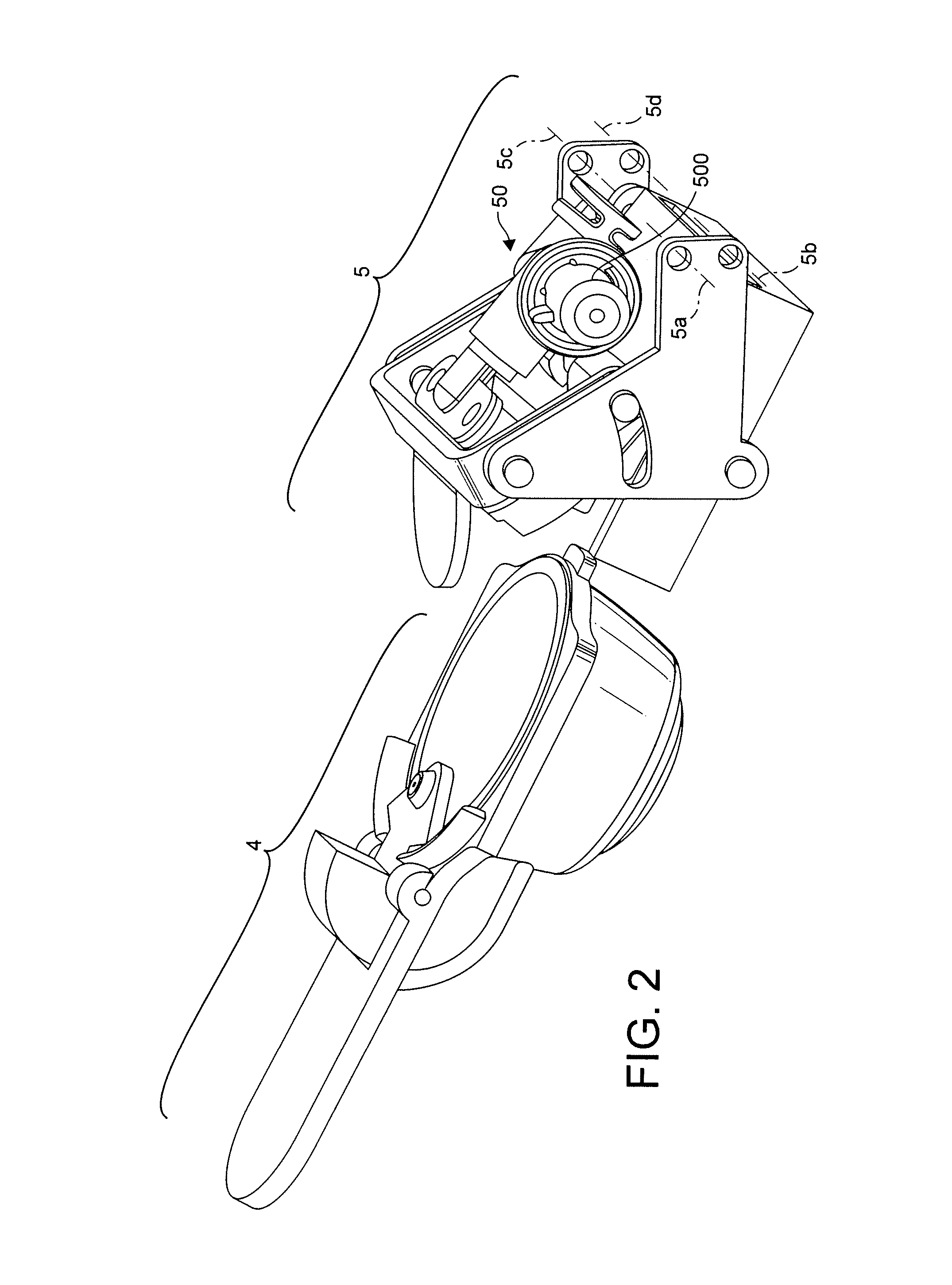 Device for preparing a drink from a capsule by injection of a pressurized fluid and capsule-holder adapted therefore