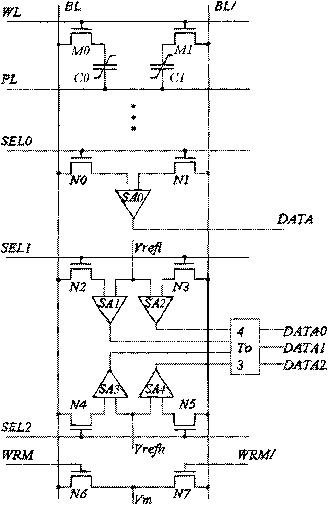 Three-value FeRAM circuit - Eureka | Patsnap develop intelligence library