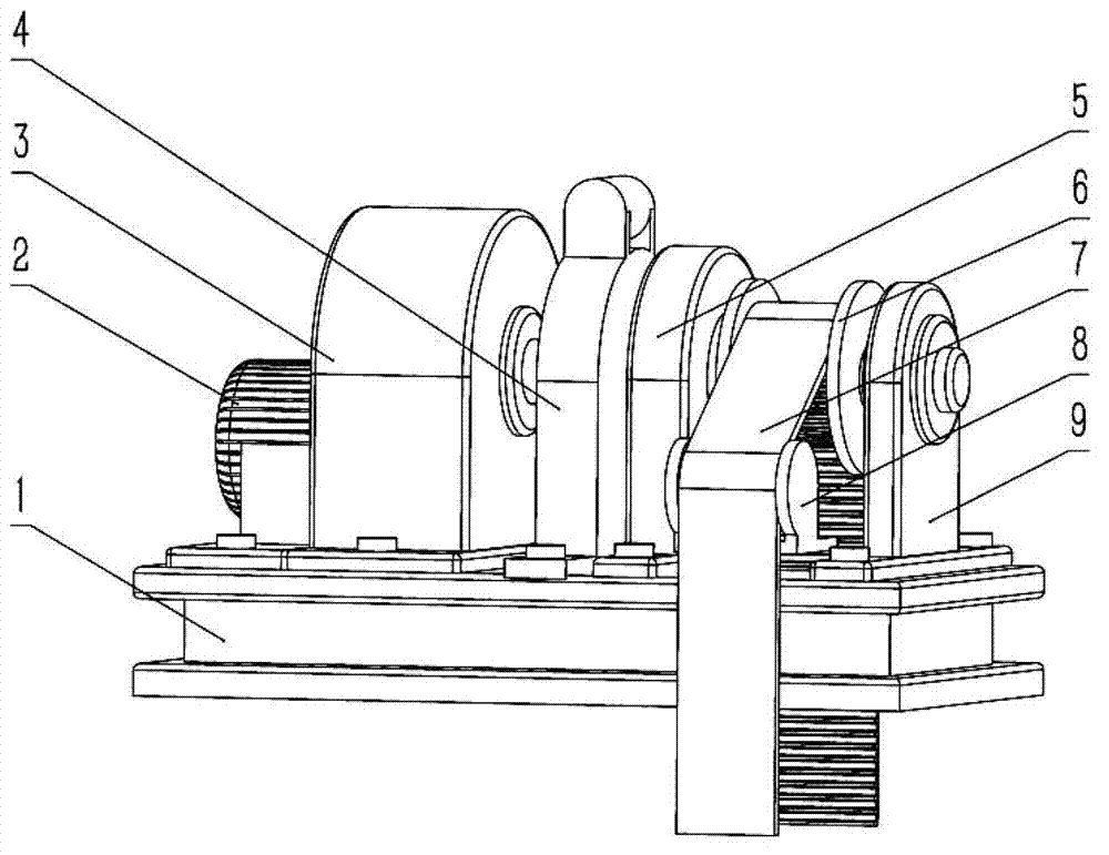 An elevator traction machine and its steel belt