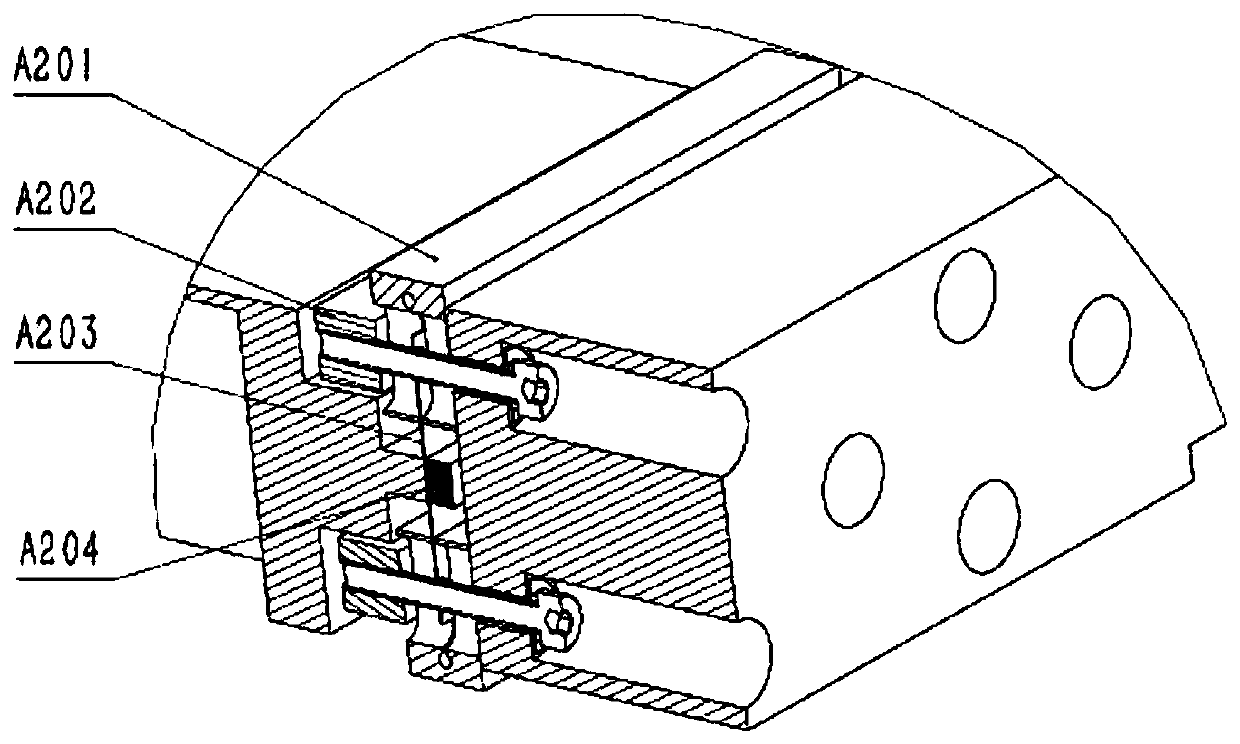 Ball screw-driven rigid and flexible coupling platform capable of adjusting rigidity externally