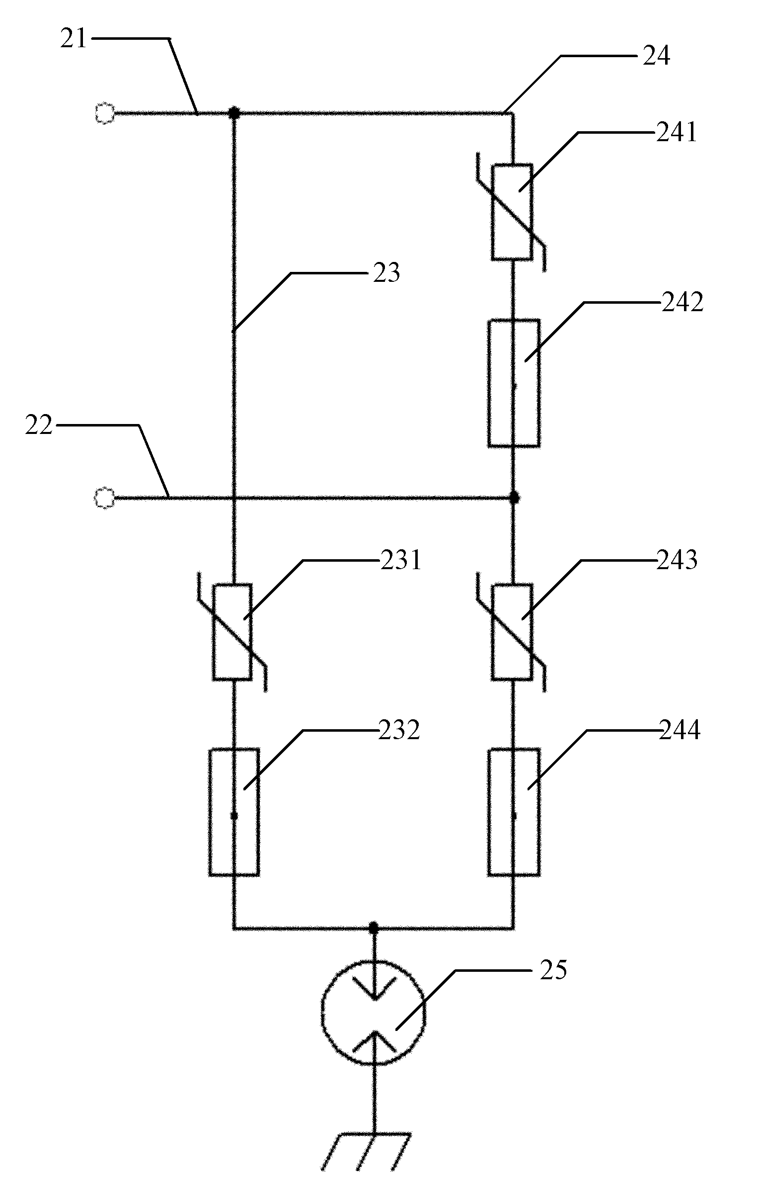 Lightning-proof electric control device of photovoltaic power generation system