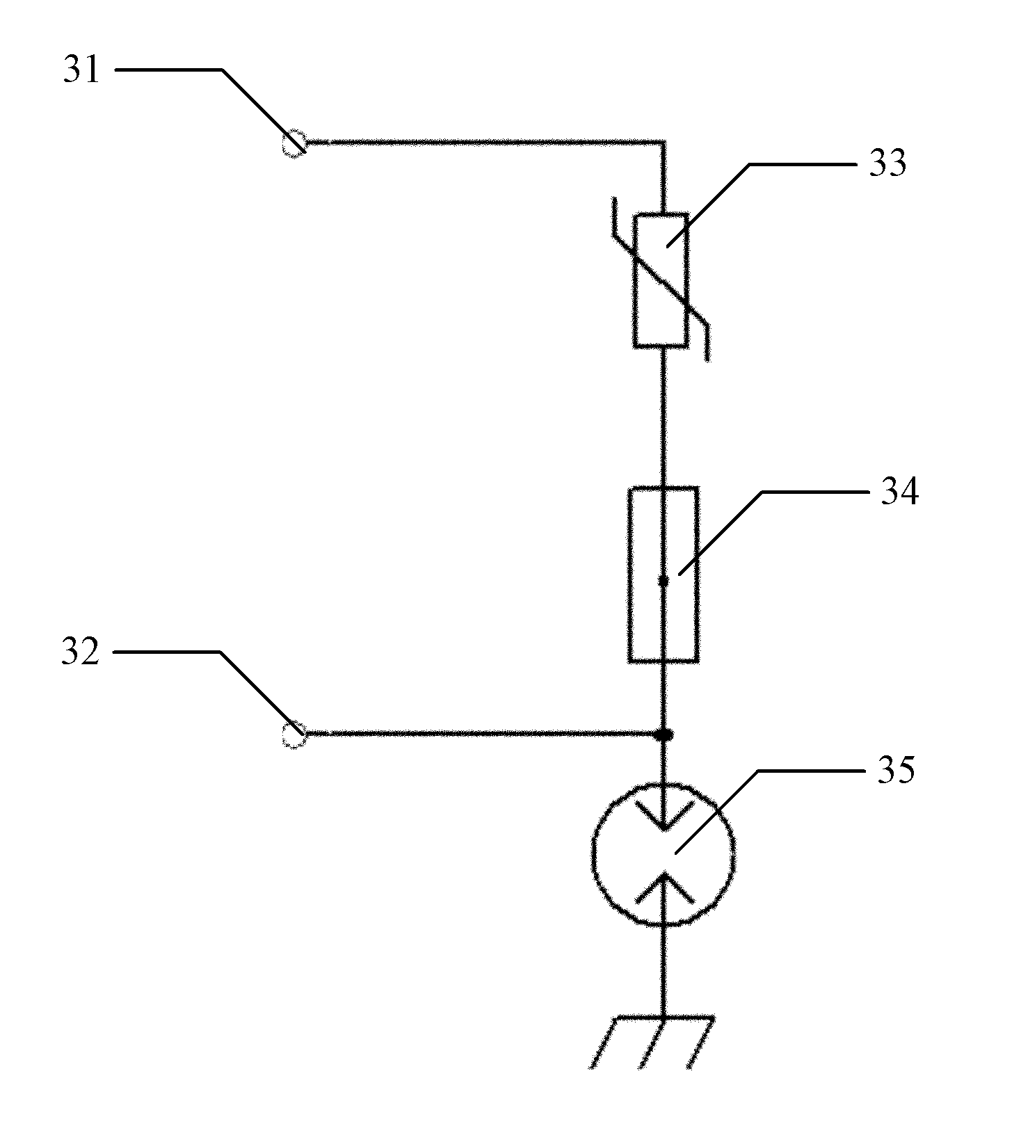 Lightning-proof electric control device of photovoltaic power generation system