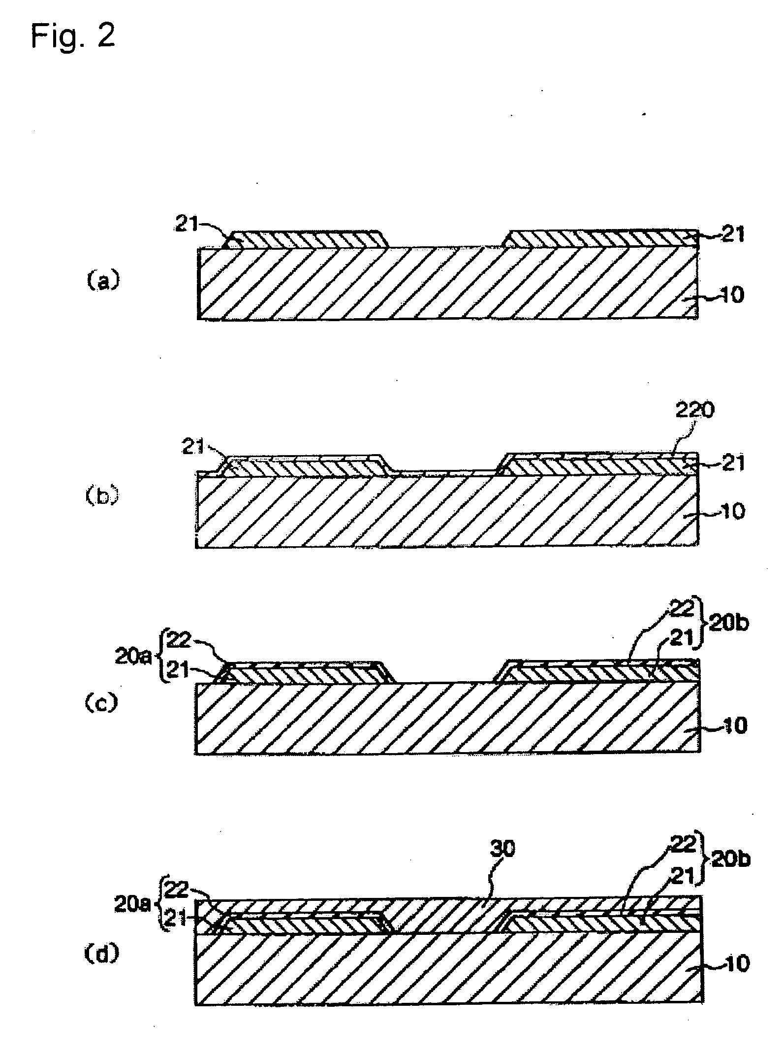 Electrode, method for forming an electrode, thin-film transistor, electronic circuit, organic electroluminescent element, display, and electronic equipment