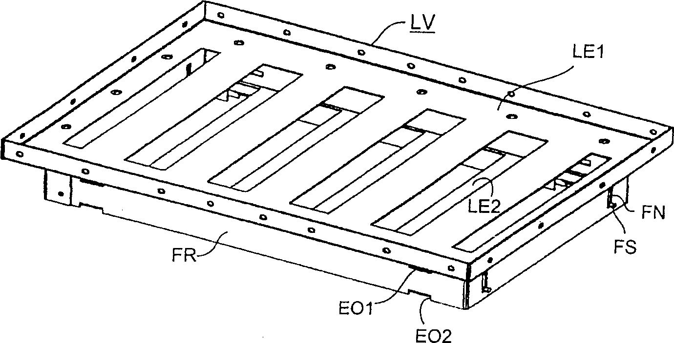 Power switch device with ventilating plant and ventilating plant with two ventilating components