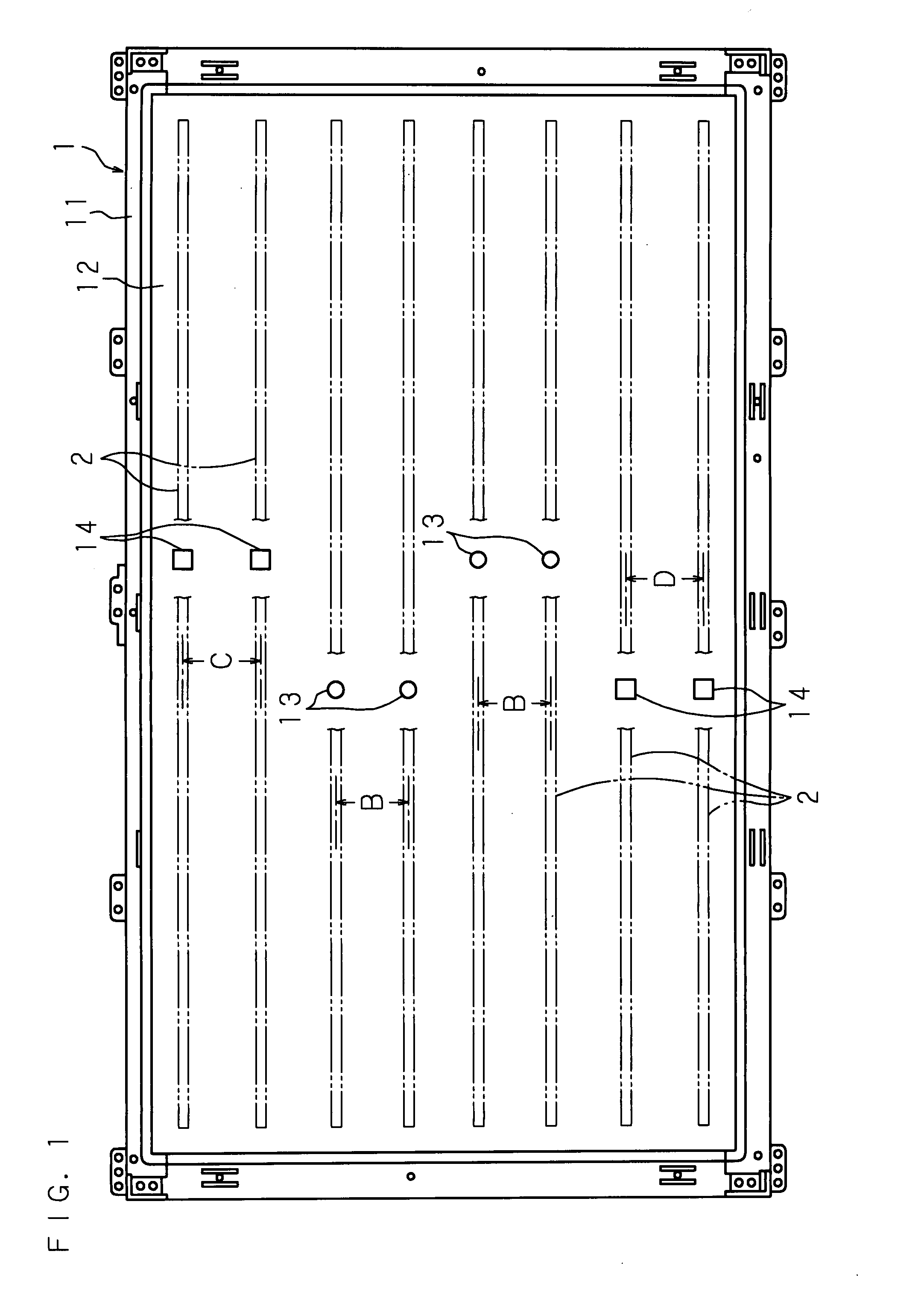 Lamp supporting device and backlight device