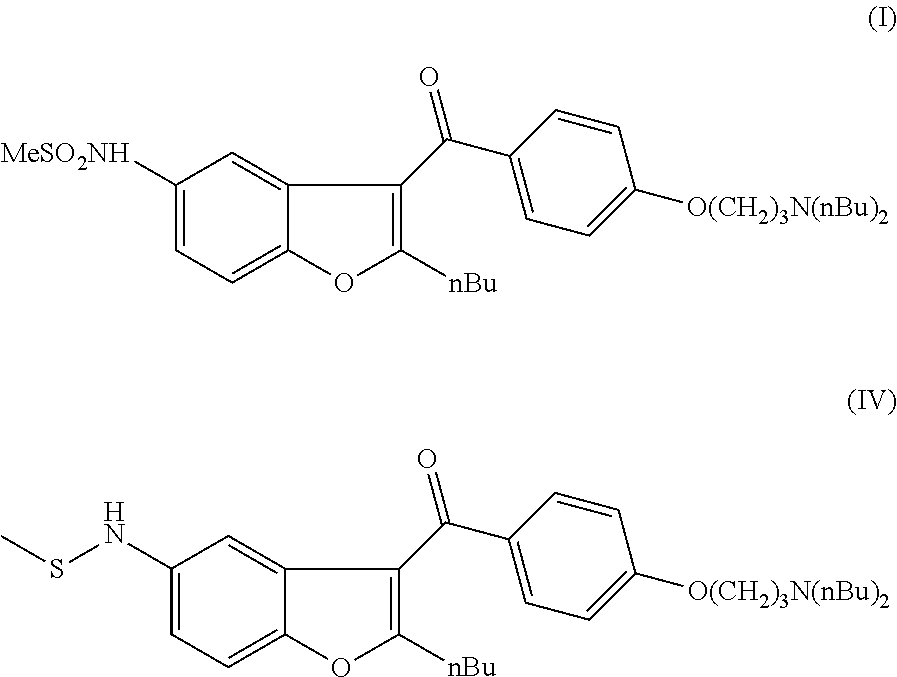 Process for the preparation of dronedarone by oxidation of a sulphenyl group