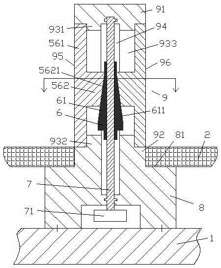 Fixing column device for PCB circuit board