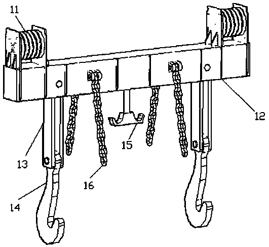A steel ladle insulation hoisting sling