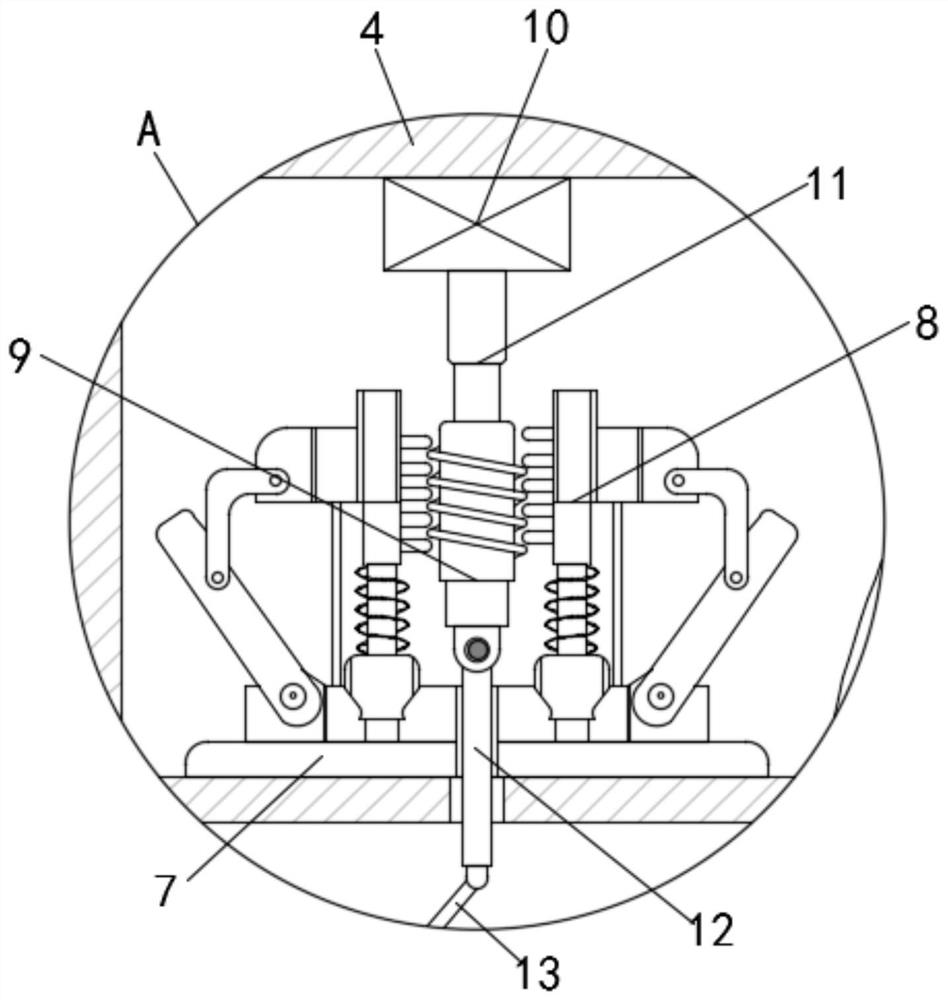 Anti-extrusion storage rack based on electronic commerce commodities