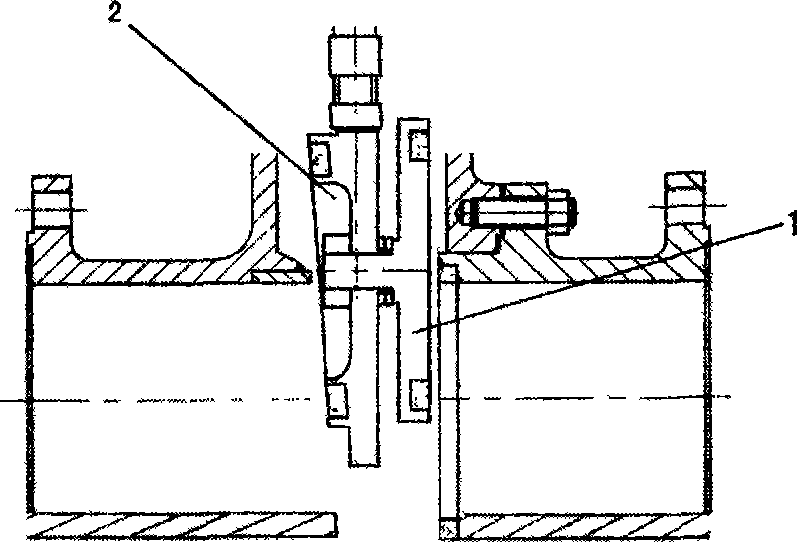 Ceramic wedge-type double-gate valves