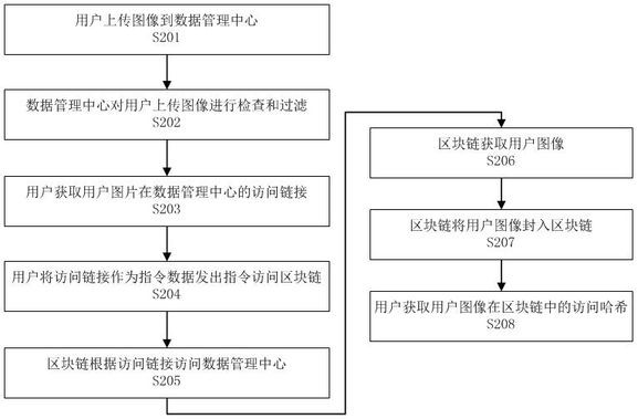 A supervised method for encapsulating immutable images in the blockchain