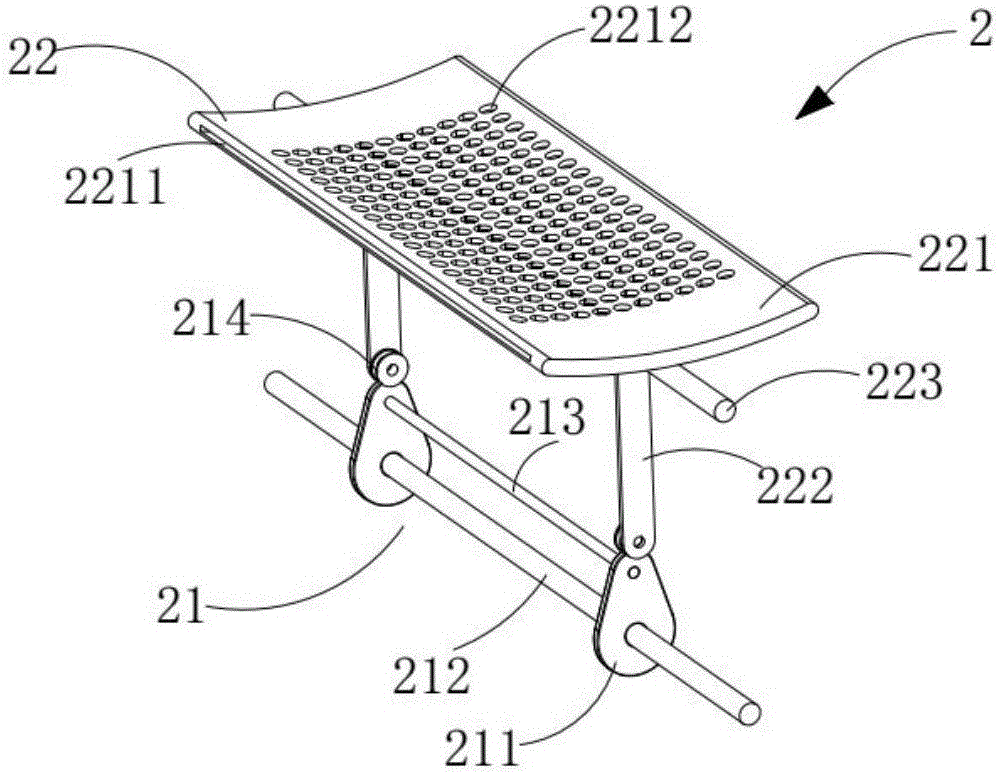 Swing flash drying device for spinning