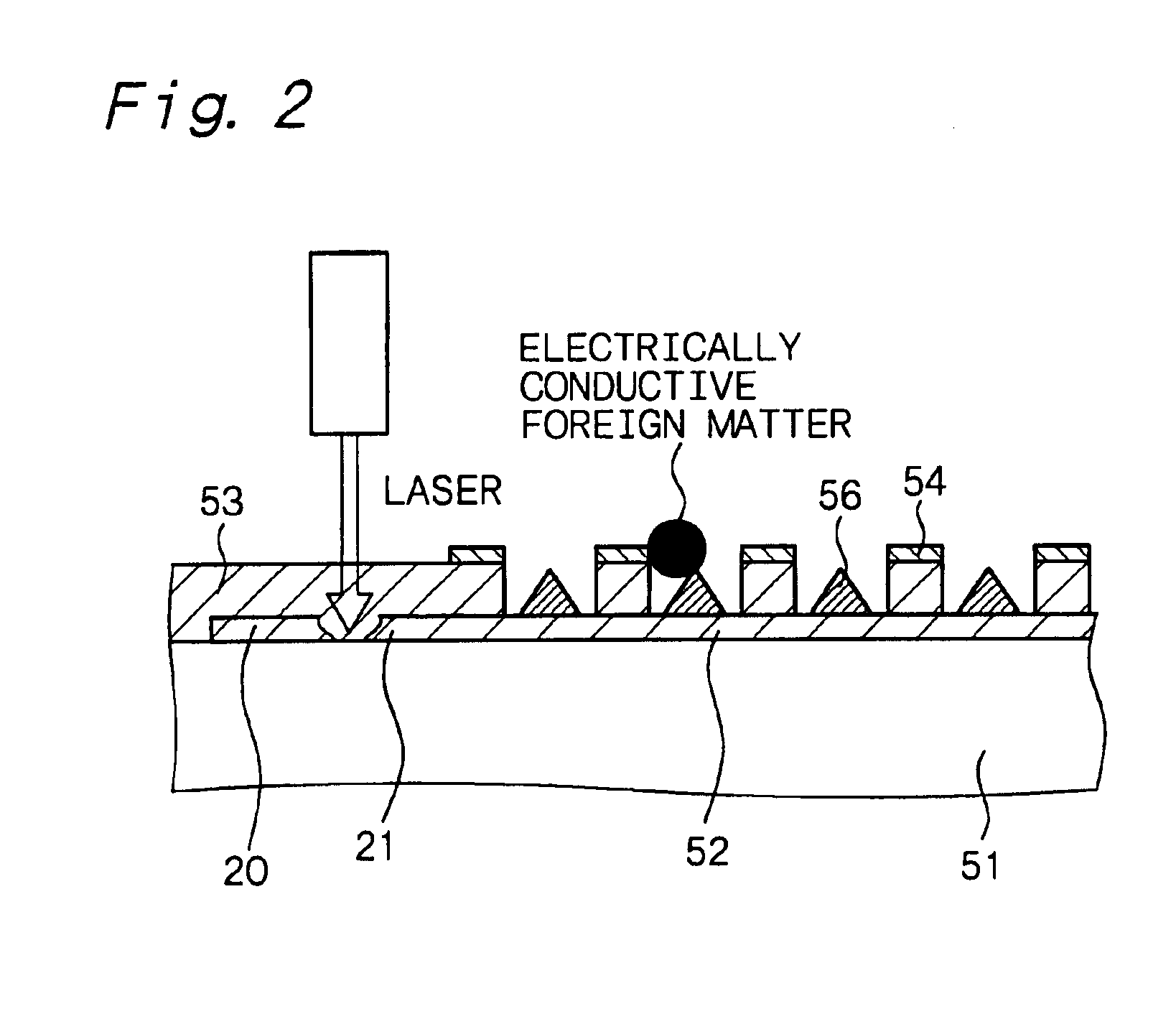 Cathode panel for a cold cathode field emission display and cold cathode field emission display, and method of producing cathode panel for a cold cathode field emission display