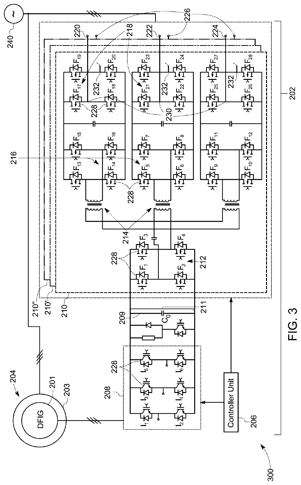 Power conversion systems and associated methods